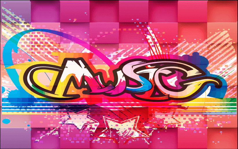Colorful Music Wallpaper AJ Wallpaper