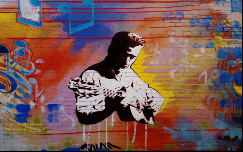 Playing Guitar Wallpaper AJ Wallpaper 2