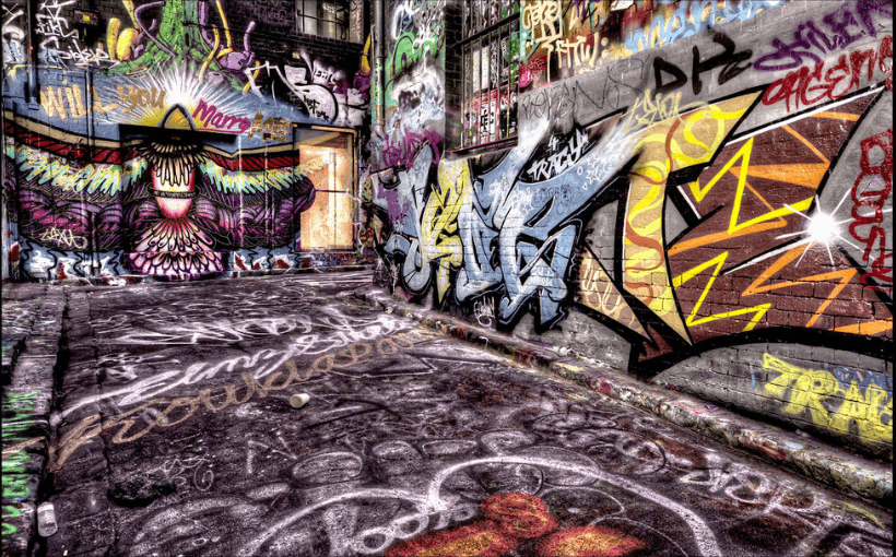 Graffiti Space Wallpaper AJ Wallpaper 2