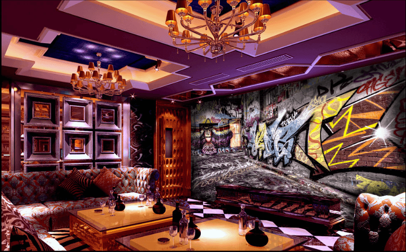 Graffiti Space Wallpaper AJ Wallpaper 2