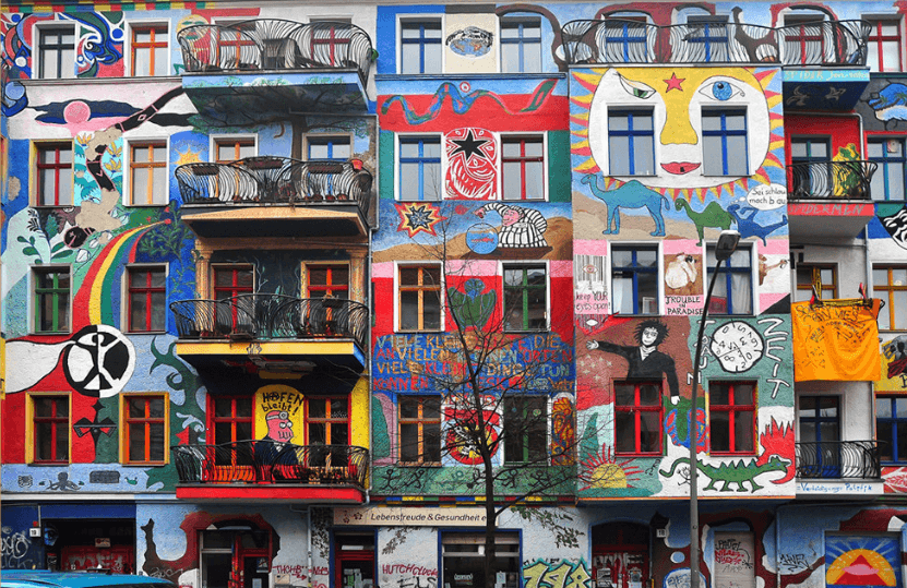 Colored Buildings Wallpaper AJ Wallpaper