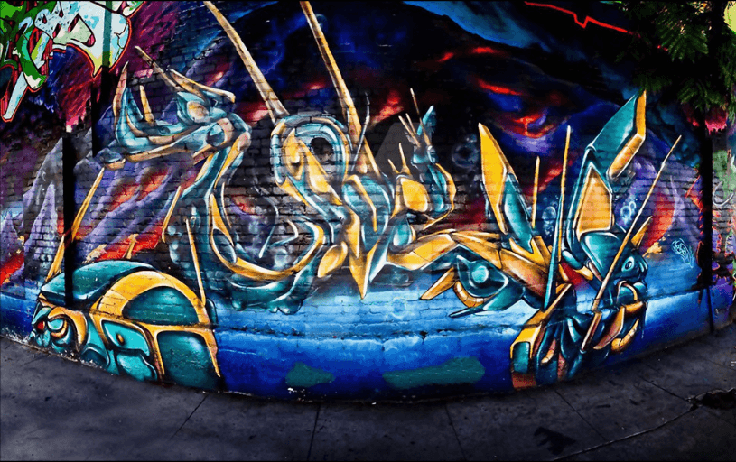 Graffiti Robot Wallpaper AJ Wallpaper 2