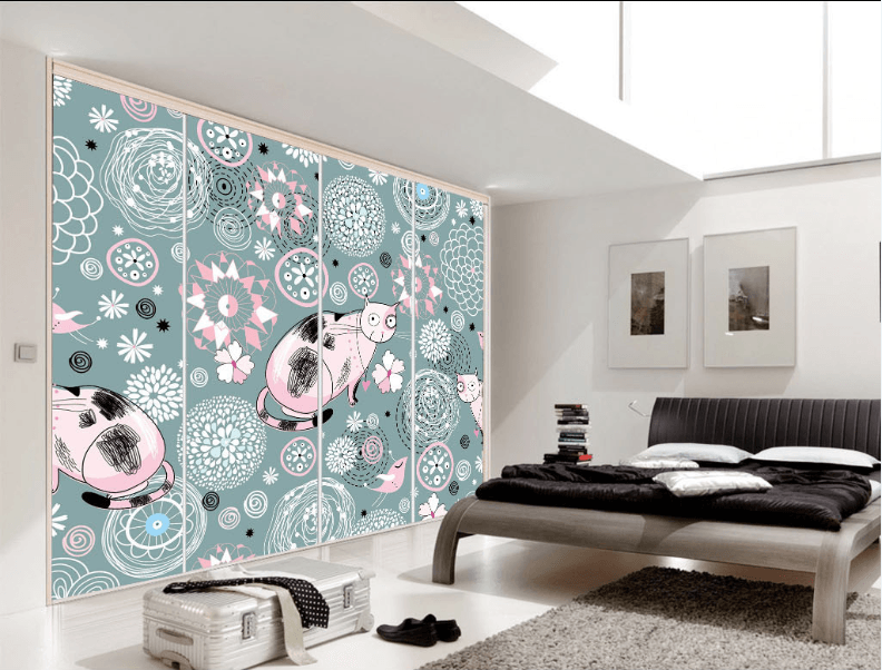 3D Cat Bloom 023 Wallpaper AJ Wallpaper