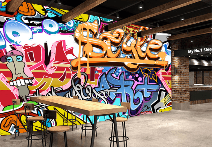 Graffiti Style Wallpaper AJ Wallpaper