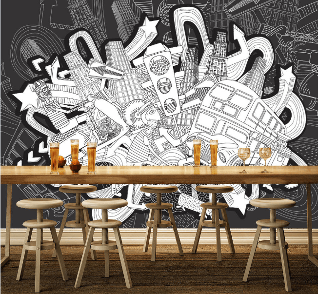 Crowded City Wallpaper AJ Wallpaper