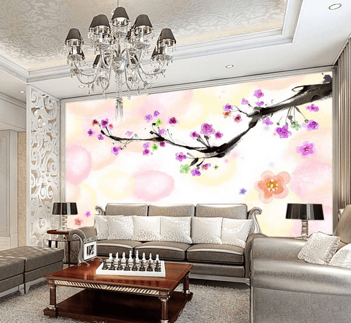 3D Ink Flower 542 Wallpaper AJ Wallpaper