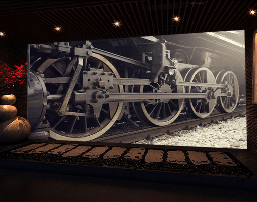 3D Railway Train 511 Wallpaper AJ Wallpaper