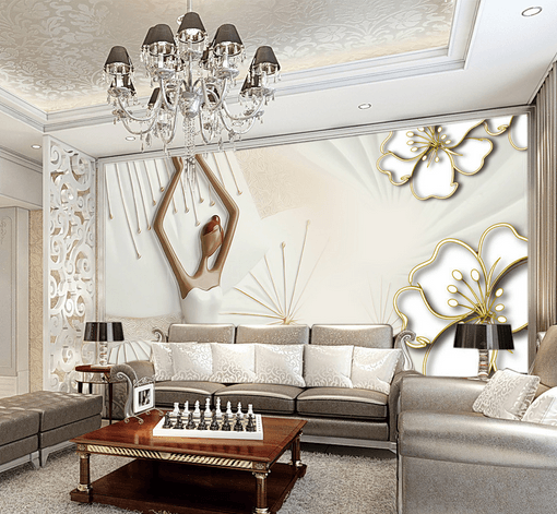 3D Dancing Flower 490 Wallpaper AJ Wallpaper