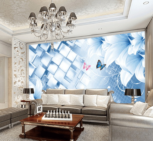 3D Blooming Butterfly 488 Wallpaper AJ Wallpaper