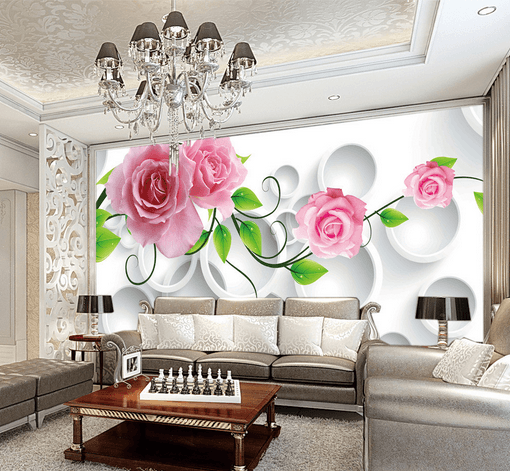 3D Charming Flowers 467 Wallpaper AJ Wallpaper