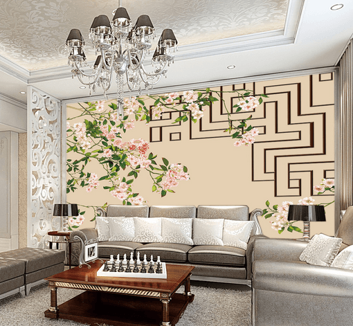 3D Small Flowers 466 Wallpaper AJ Wallpaper