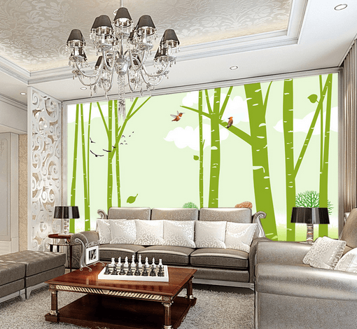 3D Deer Bird 442 Wallpaper AJ Wallpaper