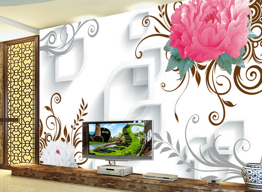 3D Full Bloom 411 Wallpaper AJ Wallpaper