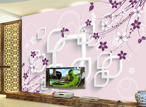 3D Flower Rhyme 403 Wallpaper AJ Wallpaper