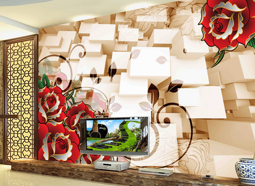 3D Vivid Shadow 402 Wallpaper AJ Wallpaper