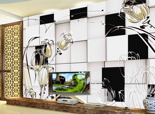 3D Flower Painting 391 Wallpaper AJ Wallpaper