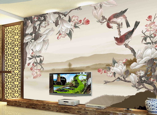 3D Bird Feeding 333 Wallpaper AJ Wallpaper