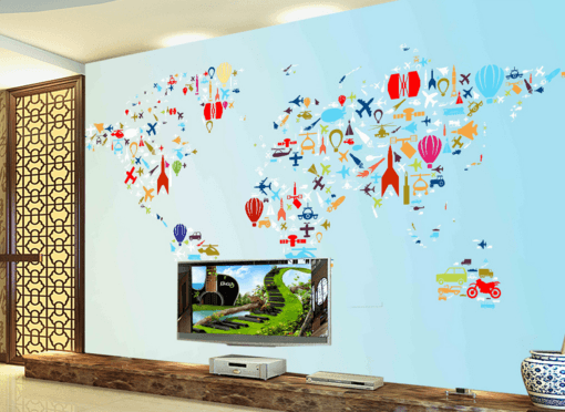 3D Motorized Aircraft 297 Wallpaper AJ Wallpaper