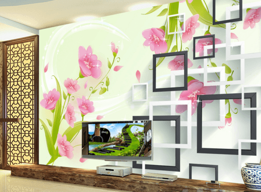 3D Stacked Corners 291 Wallpaper AJ Wallpaper