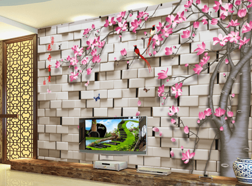 3D Tree Blossom 279 Wallpaper AJ Wallpaper