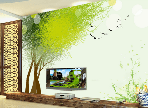 3D Wild Goose Tree 275 Wallpaper AJ Wallpaper