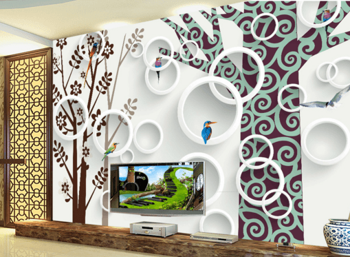 3D Round Bird 271 Wallpaper AJ Wallpaper