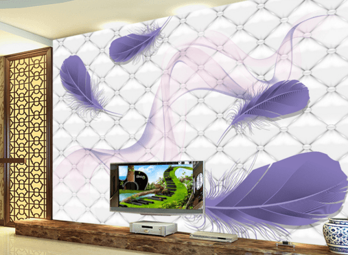 3D Feather Dancing 261 Wallpaper AJ Wallpaper