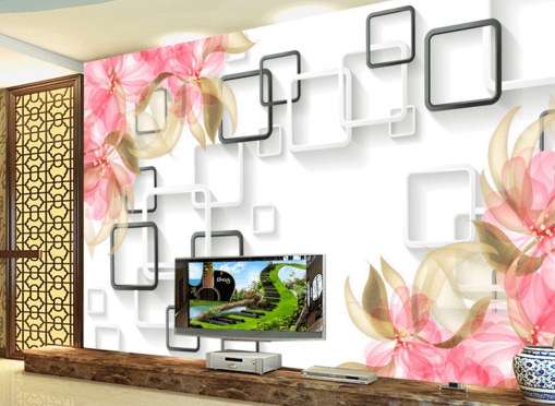 3D Transparent Flower 253 Wallpaper AJ Wallpaper