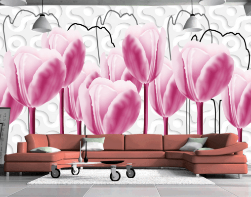 3D Petal Flower 249 Wallpaper AJ Wallpaper