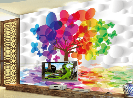 3D Ellipse Tree 185 Wallpaper AJ Wallpaper