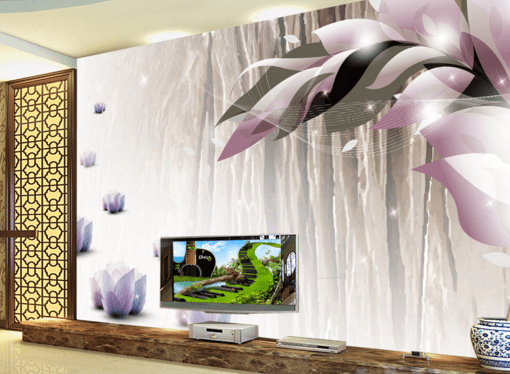 3D Lotus Display 182 Wallpaper AJ Wallpaper