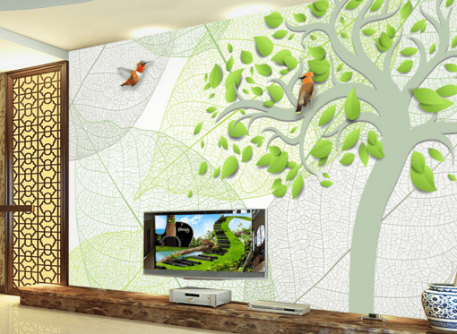 3D Tree Bird 178 Wallpaper AJ Wallpaper