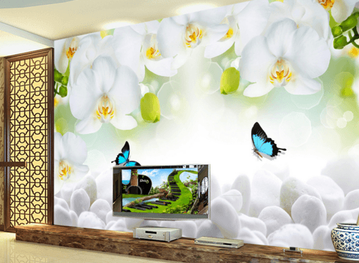 3D Cotton Butterfly 172 Wallpaper AJ Wallpaper