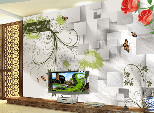 3D Shadow Butterfly 164 Wallpaper AJ Wallpaper