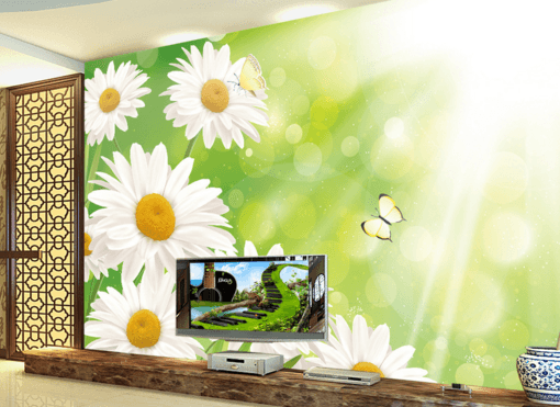 3D Sunshine Chrysanthemum 148 Wallpaper AJ Wallpaper