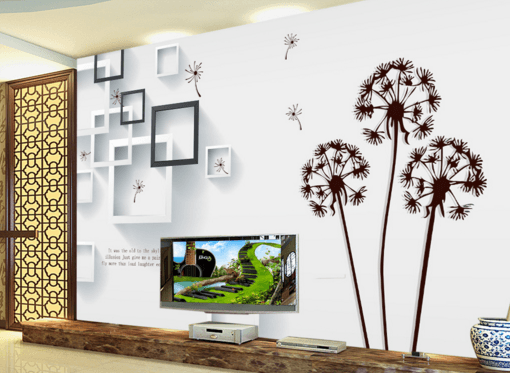 3D Dandelion Flying 145 Wallpaper AJ Wallpaper