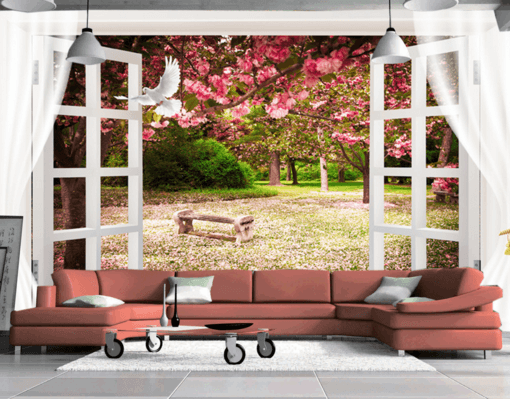 3D Petal Chair 116 Wallpaper AJ Wallpaper