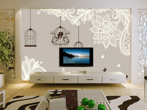 3D Bird Cage 060 Wallpaper AJ Wallpaper
