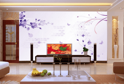 3D Float Flowers 045 Wallpaper AJ Wallpaper