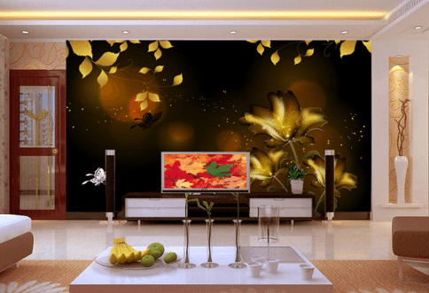 3D Dreamy Butterfly 038 Wallpaper AJ Wallpaper