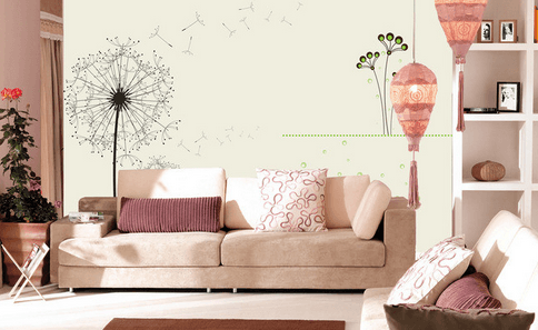 3D Dandelion Flutters 788 Wallpaper AJ Wallpaper
