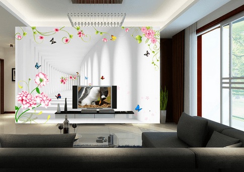 3D Butterfly Group 771 Wallpaper AJ Wallpaper