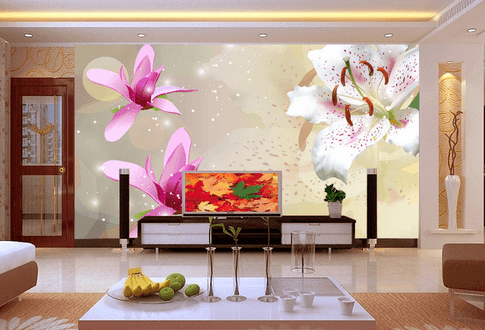 3D Blooming Flower 764 Wallpaper AJ Wallpaper