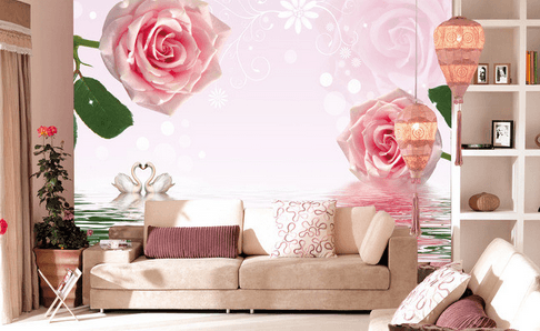 3D Rose Open 759 Wallpaper AJ Wallpaper