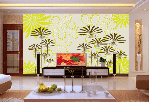 3D Dotted Tree 757 Wallpaper AJ Wallpaper