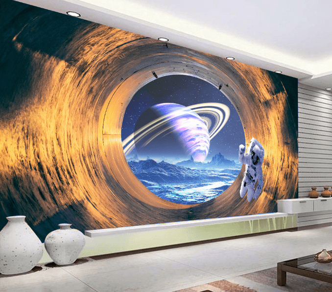 3D Planet 052 Floor Mural Wallpaper AJ Wallpaper 2