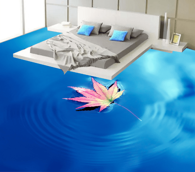 3D Sea Flower 212 Floor Mural Wallpaper AJ Wallpaper 2