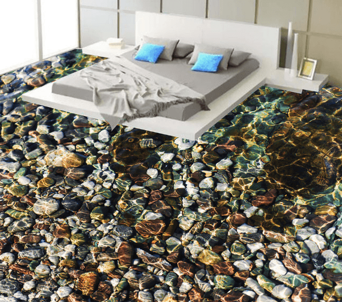 3D Water Ripple 214 Floor Mural Wallpaper AJ Wallpaper 2