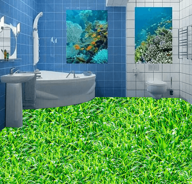 3D Grass 189 Floor Mural Wallpaper AJ Wallpaper 2