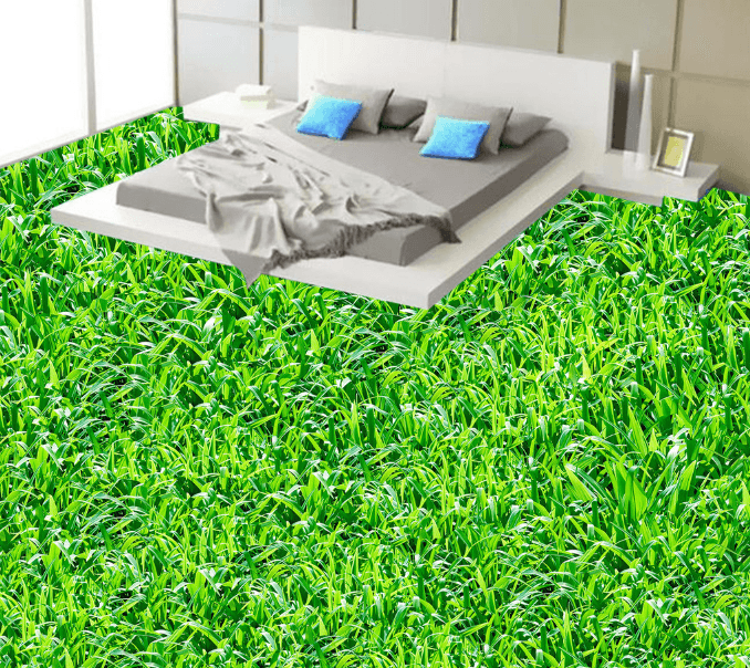 3D Grass 189 Floor Mural Wallpaper AJ Wallpaper 2